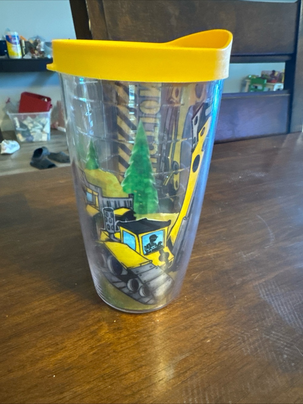 Yellow Construction Truck Kids Travel Cup - tervis